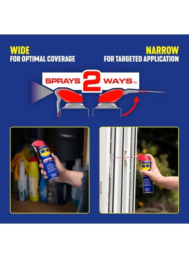 WD-40 Multi-Use Product Smart Straw 250ml Aerosol Can, All-Purpose Lubricant, Cleans Rust, for Home & Workshop Use - Image 3